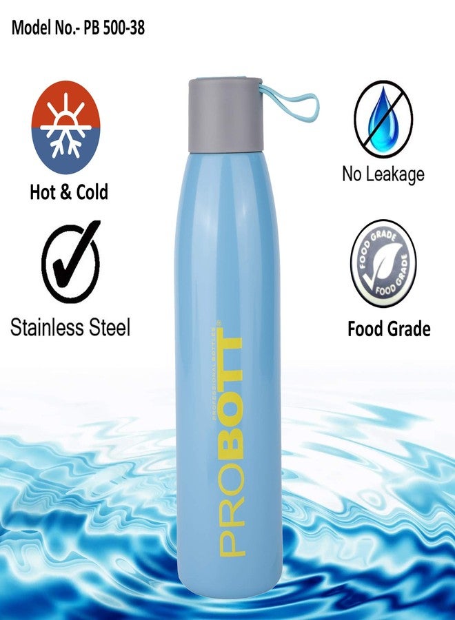 PROBOTT Thermosteel Vogue Vacuum Flask 500ml -Blue PB 500-38 - Image 4